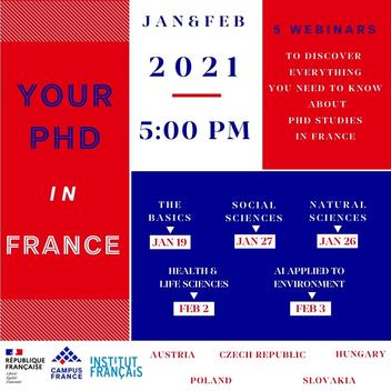 Webinnaires doctorat en France